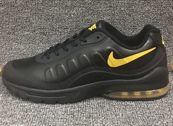 Mens Nike Air Max 95 Leather Black Gold 40-45 Australia